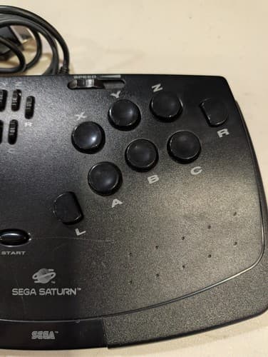 Sega Saturn Virtua Arcade Stick Controller MK-80112 Joystick Tested/Working OEM — photo 2