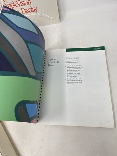 Vintage Macintosh "Getting Started" Manual Ships Fast and Circa 1990s — photo 6