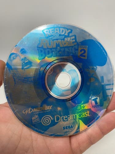 Sega Dreamcast Ready To Rumble Boxing Round 2 Disc Only Cleaned & Tested