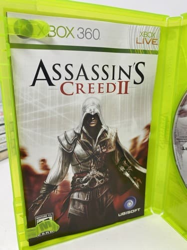 Xbox 360 Game Lot Of 2 Bundle Assassin's Creed 2 Brotherhood Cleaned & Tested — photo 9