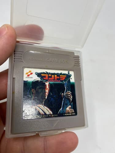 Contra (Japanese version) Game Boy GB Japan Import DMG-CNJ w/ Case — photo 4