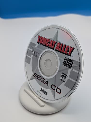 Sega CD Tomcat Alley 1994. Disc & Manual w/Reg Card, No Box, Tested — photo 5
