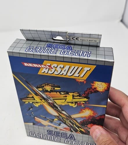 Aerial Assault (Sega Game Gear, 1992) w/ Box & Manual Complete Rare — photo 5