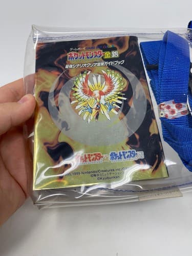 NEW Pokemon Gold And Silver Gameboy Color Pouch, Guidebook & Sticker Set Japan — photo 3