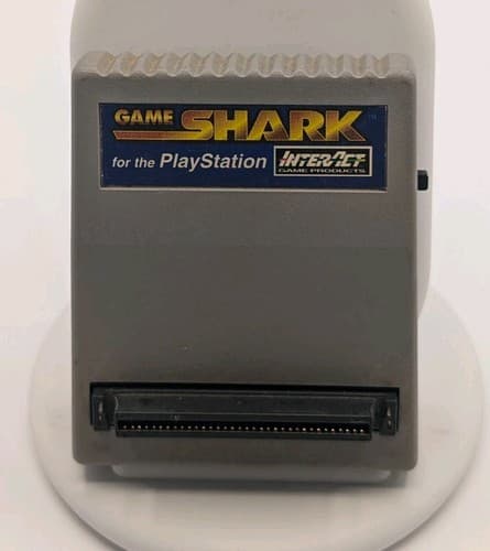 Working InterAct GameShark Cheat Device for Sony PlayStation 1 PS1 Beige RARE