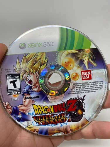 Dragon Ball Z Ultimate Tenkaichi Microsoft Xbox 360, 2011 Loose Disc Bandai