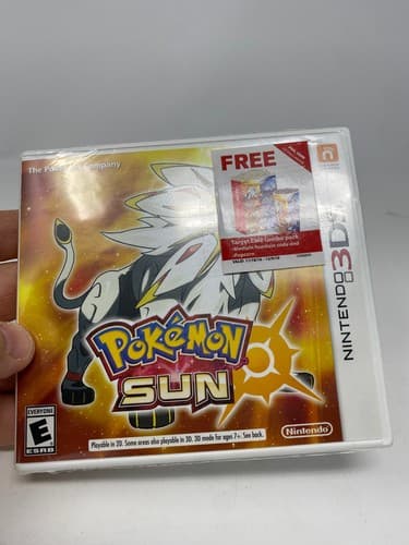 Pokemon Sun Nintendo 3DS NEW SEALED Target Cafe Combo Pack Promo Sticker 2016 — photo 3