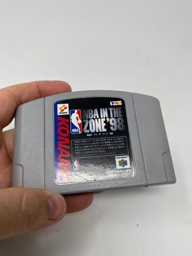 NBA In the Zone 98 Nintendo 64 N64 Japanese Import Cartridge NTSC-J Konami — photo 4