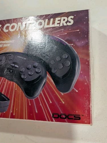 Docs Wireless Controllers Sega Saturn Complete Vintage Rare — photo 3