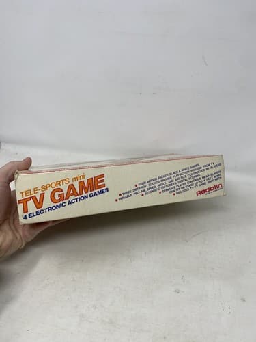 Vintage Tele-Action Mini TV Game 4 Electronic Games DMS 1970's Open Box New — photo 8