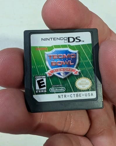 Tecmo Bowl: Kickoff (Nintendo DS) Video Game Cartridge Tested