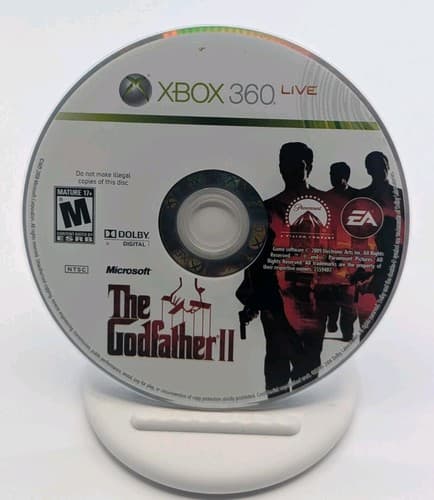 Xbox 360 The Godfather II Video Game No Manual Rated M 2009 EA — photo 4