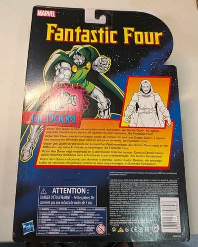 Hasbro Marvel Legends Dr. Doom 6" Retro Fantastic Four Action Figure NIB — photo 5
