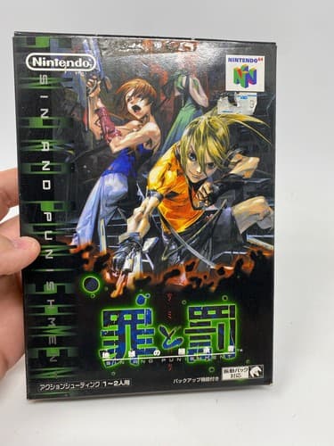 Nintendo 64 Sin and Punishment Successor of the Earth N64 Game Cartridge Japan — photo 2