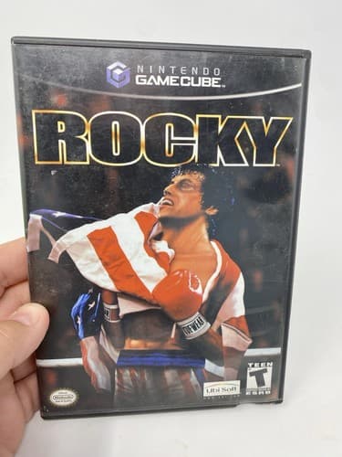 Nintendo GameCube ROCKY Boxing Video Game Complete with Manual, Clean Disc - CIB