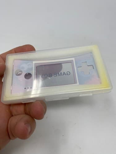 Game Boy Micro CoroCoro Comic Style Replacement Faceplate Red Black w/ Case — photo 6