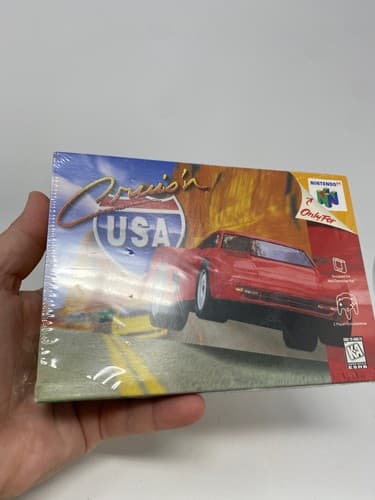 Cruis'n USA Nintendo 64 N64 1996 Factory Sealed Brand New Black Label — photo 3