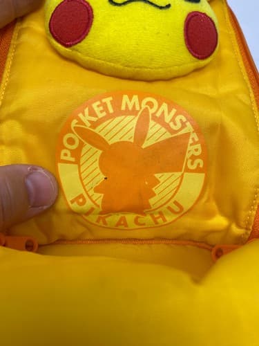 Pikachu Yellow Carrying Pouch 2008 Pokemon Center Limited — photo 7
