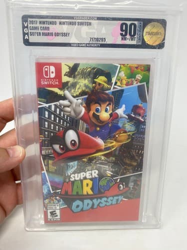 Super Mario Odyssey VGA 90 NM+/MT Nintendo Switch Sealed Brand New NSW