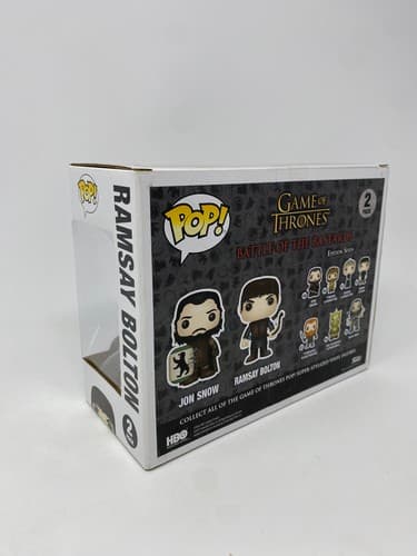 Funko Pop Game of Thrones Battle of the Bastards 2-Pack Jon Snow Ramsay Vaulted — photo 4