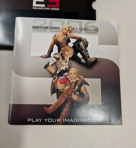 Square Enix 2006 E3 Catalog PlayStation Games Promo Final Fantasy VII Rare Book — photo 2