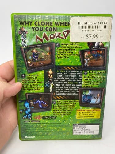 Dr. Muto (Microsoft Xbox, Midway) complete w/ case & manual- Tested/working- — photo 5