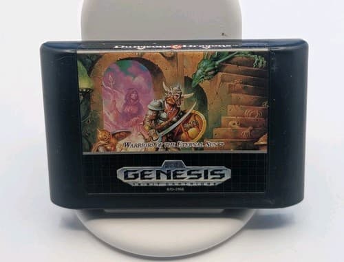 Dungeons & Dragons: Warriors of the Eternal Sun (Sega Genesis) CASE AND Game — photo 4
