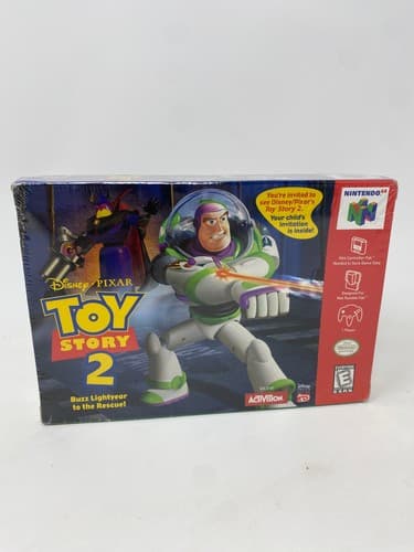 Toy Story 2 Buzz Lightyear to the Rescue Nintendo 64 N64 New Factory Sealed