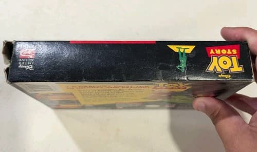 Super Nintendo Toy Story SNES Original Box w/ Damaged Manual — photo 6