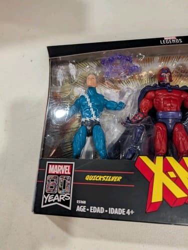 Hasbro Marvel Legends X-Men 3-Pack Action Figures Quicksilver Magneto Witch — photo 4