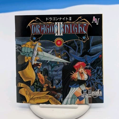 Dragon Knight III 3 PC Engine Super CD Rom2 Japan, US Seller, Tested — photo 4