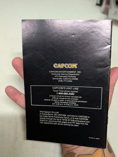 FINAL FIGHT 3 Instruction Manual BOOKLET Super Nintendo SNES Capcom Authentic — photo 4