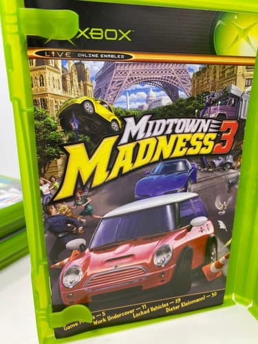 Midtown Madness 3 Microsoft Xbox Original 2003 Racing Game CIB Complete — photo 8