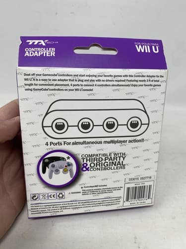 TTX Tech GameCube Compatible 4 Port Controller Adapter for Wii U and Switch — photo 8