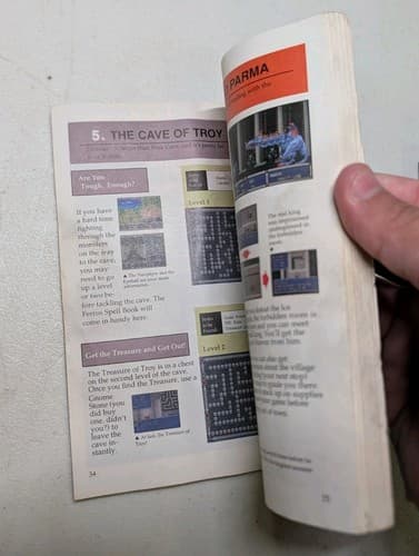SEGA Sword of Vermilion (Sega Genesis) Role Playing Hint Book Included, Damaged — photo 7
