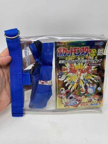 NEW Pokemon Gold And Silver Gameboy Color Pouch, Guidebook & Sticker Set Japan — photo 6