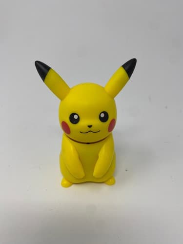 1998 TOMY Pikachu Action Figure Moveable Head Untested