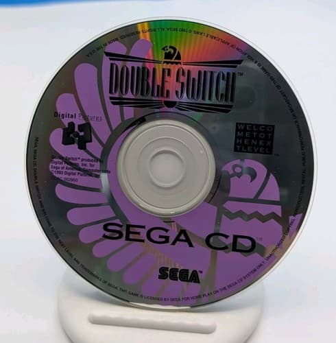Double Switch (Sega CD, 1993) Game Disc and Manual Only, Tested — photo 4