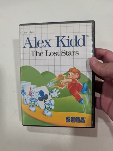 Alex Kidd Lost Stars Super Master System SMS Box Only