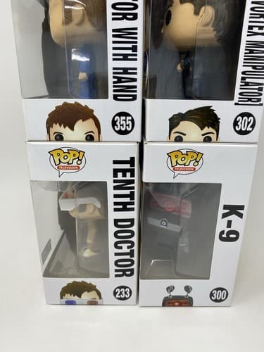 Lot of 5 Funko Pop Doctor Who Rose 295 Jack 302 K-9 300 Tenth 233 355 Exclusives — photo 7