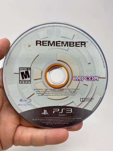Remember Me (Sony PlayStation 3 PS3) DISC ONLY PS3