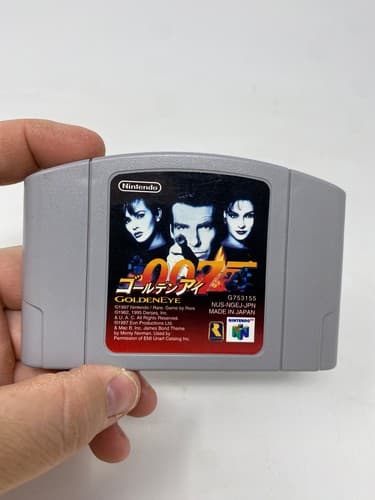GoldenEye 007 Nintendo 64 N64 Japanese Import James Bond Cartridge Only