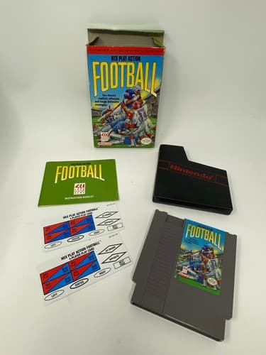 NES Play Action Football Nintendo Complete CIB Authentic Tested — photo 7