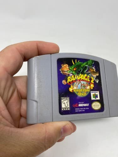 Rampage 2 Universal Tour (Nintendo 64, 1999) *Authentic - Tested* — photo 5