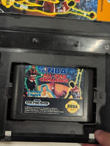 NBA All-Star Challenge (Sega Genesis) CIB COMPLETE Tested — photo 5