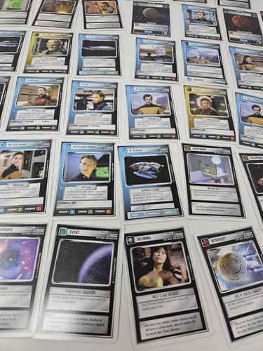 Star Trek CCG Lot of Of 61 Cards Mixed - Characters, Vehicles — photo 3
