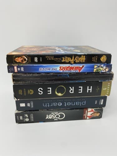 Lot Of 6 DVD Lot Harry Potter Heroes Cosby Planet Heroes Unbreakable Avengers — photo 3