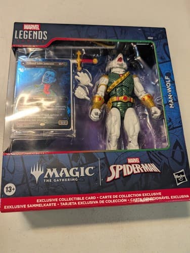 Marvel Legends Magic The Gathering Man-Wolf With MTG Card Sealed In Box NEW! F2 — photo 3