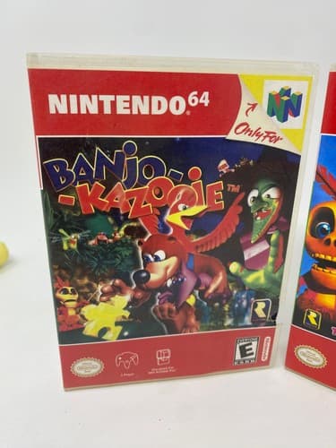 Banjo Kazooie / Tooie Lot of 2 Nintendo 64 N64 Custom Case *NO GAME* — photo 2