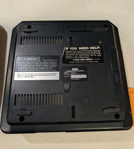 2 SEGA Genesis Lot, MK-1631 Model 2 Console, For Parts Or Repair — photo 6